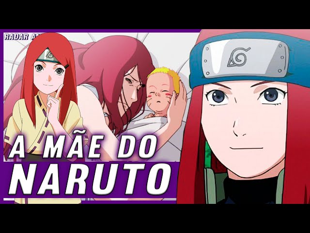 Imagem da mãe do Naruto do anime