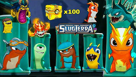 OPENING 100 GOLD CHESTS!😱 | Unlocking All Normal Slugs | Slugterra/Bajoterra Slug It Out 2