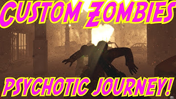 Custom Zombies "PSYCHOTIC JOURNEY" - INCREDIBLE MAP! (CoD WaW Custom Zombies)