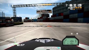 Need for Speed Shift 2 Lap of Tokyo Dockside Circuit HD
