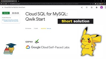 Cloud SQL for MySQL: Qwik Start || [GSP151] || Solution