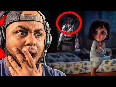 Reacting to the SCARIEST Animations (DO NOT WATCH AT NIGHT)