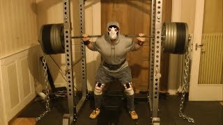 Ninjatyler - New Squat World Record 835 Lbs380 Kg Raw Hd