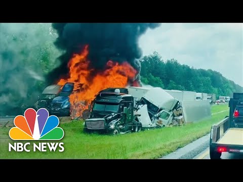 Deadly Crash On Arkansas Interstate Involves Eight Tractor-Trailers