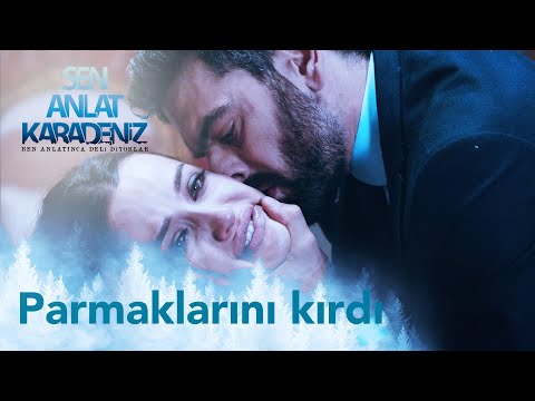 Vedat, Nefes'in parmaklarını kırıyor - Sen Anlat Karadeniz 1. Bölüm