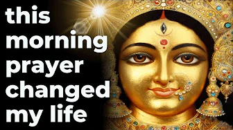 🌸 Begin your morning with  powerful Durga’s mantra, for strength, clarity, and divine protection