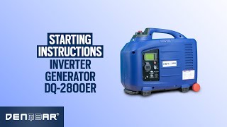 Easy start of the DENQBAR DQ-2800ER Inverter Generator 