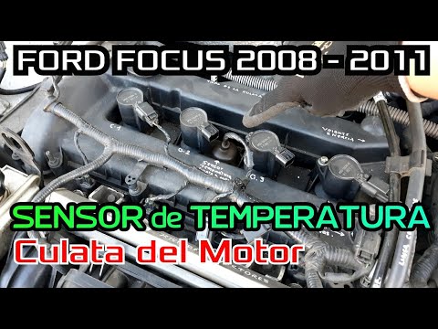 Cómo sacar SENSOR de  TEMPERATURA Ford Focus 2008 - 2011