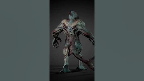 Monster Shark 3D AI #3d #shorts #midjourney #unreal #lowpoly #animation #gameready