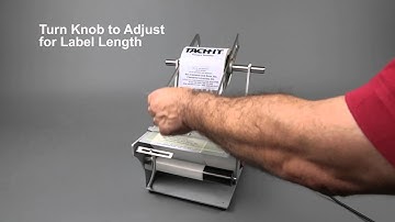 Tach-It SH408 Semi-Automatic Label Dispenser for Wide Labels