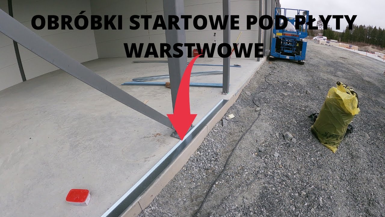 Obróbki startowe pod płyty warstwowe🙌👈