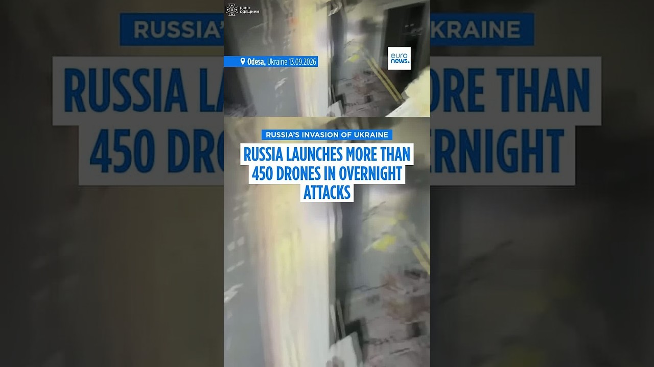 Russia launches more than 450 drones in overnight attacks while Ukraine strikes oil refineries