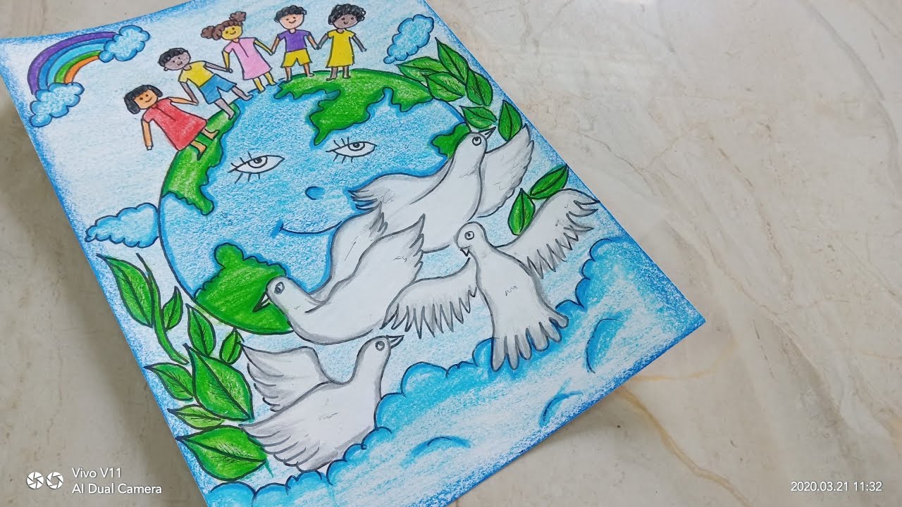 15+ Best New World Peace Drawing Competition For Kids - Mindy P. Garza