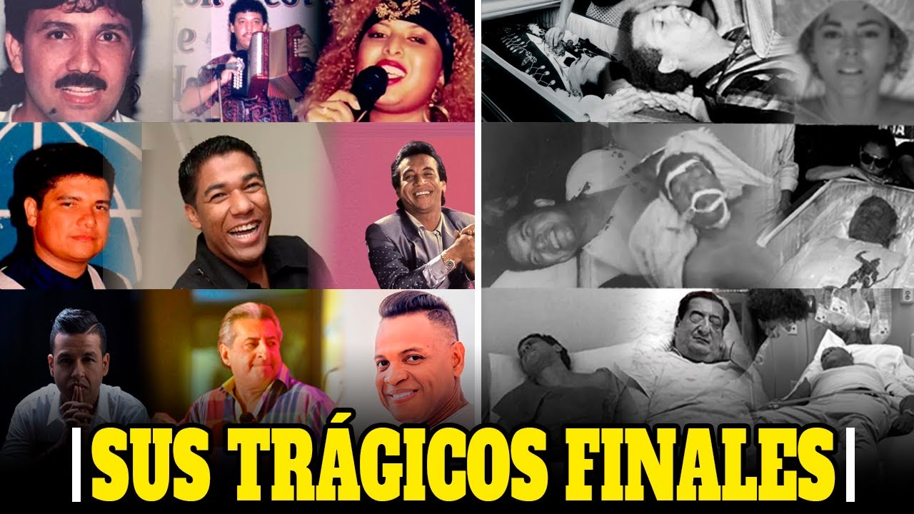 Las TRISTES MUERTES de los 9 MÁS Grandes del VALLENATO - todos los detalles