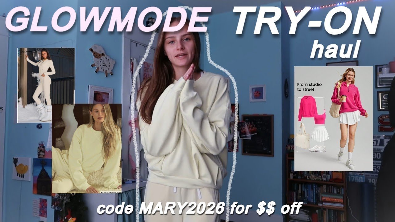 Примерка одежды от GLOWMODE | Спортивная, для спортзала, девчачья одежда