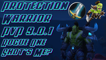 Prot Warrior PvP 9.0.1| WoW Shadowlands Pre Patch | Rogue One Shots Me??!!