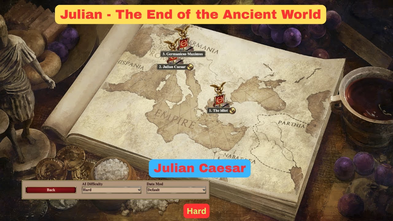 Julian Caesar | Julian - The end of the Ancient World | Lets play AOE2 custom campaigns | Hard