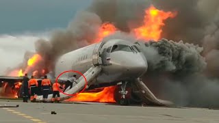 飛行機が墜落する瞬間【墜落】空港 飛行機,ヘリコプター離着陸風景映像 #5