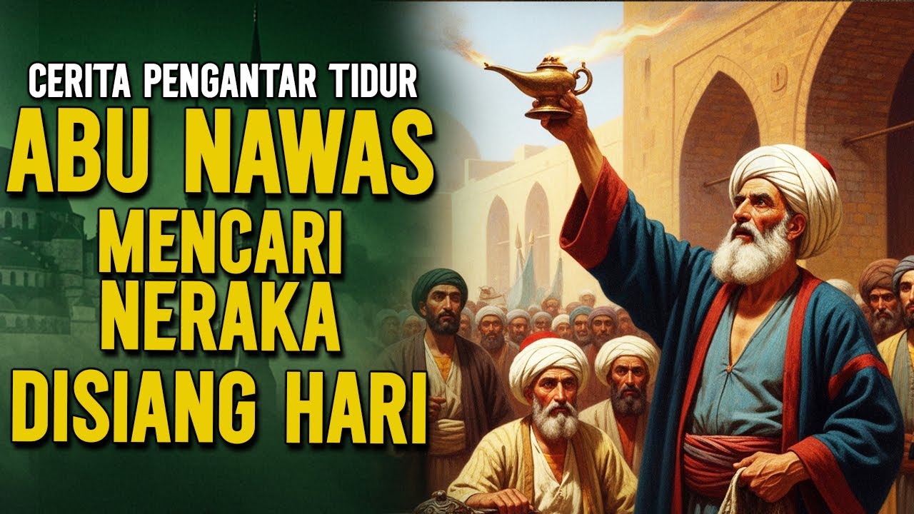 ABU NAWAS MENCARI NERAKA DISIANG HARI || CERITA LUCU PENGANTAR TIDUR