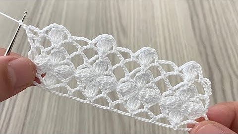 MOTIF LOOK Awesome Crochet Runner, Shawl, Sweater Pattern Tutorial