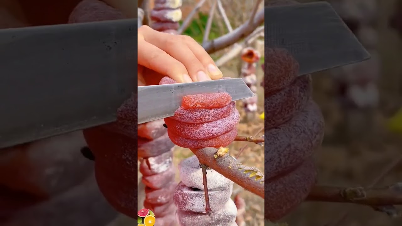 Buah Peach yang dikeringkan