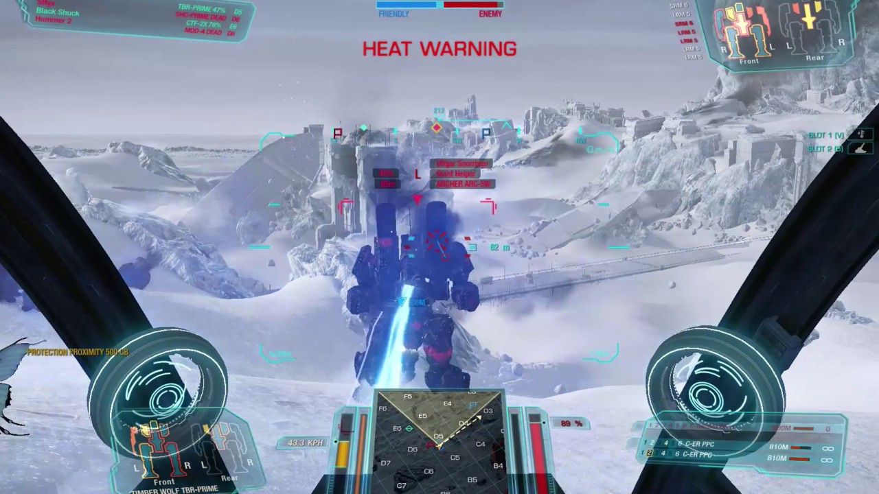 Frozen City Gauss+ERPPCs MWO 832 Damage