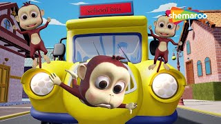 Wheels On The Bus  3D Rhymes & More Baby Songs Collection | Shemaroo Kids Junior