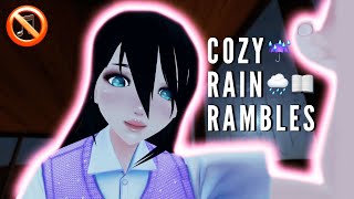 VTUBER ASMR  Cozy Rainy Room Sleepover | Creepy Story + Intense Headpats + Mouth Sounds | Binaural