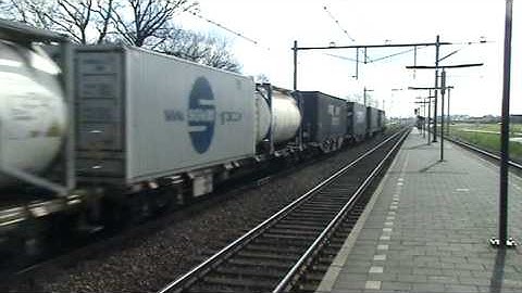 Derouted Container/Intermodal Train DB Schenker Rail with class189 electric locomotive!!!