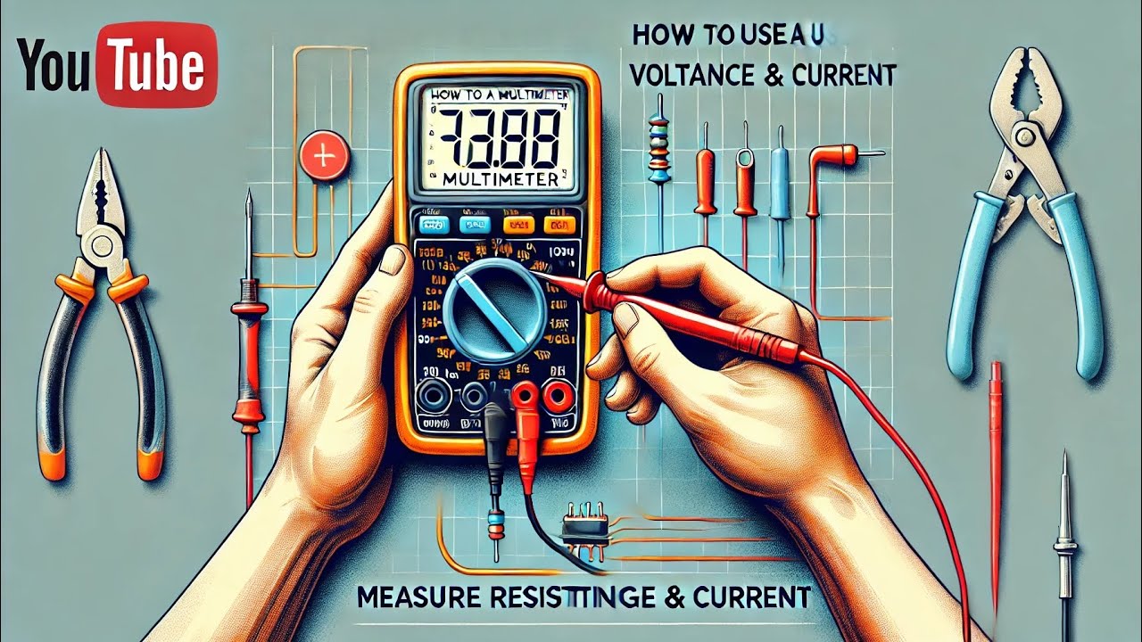Current Measure Using Maltimeter How to Use a Multimeter | Measure Resistance, Voltage, and Current ...