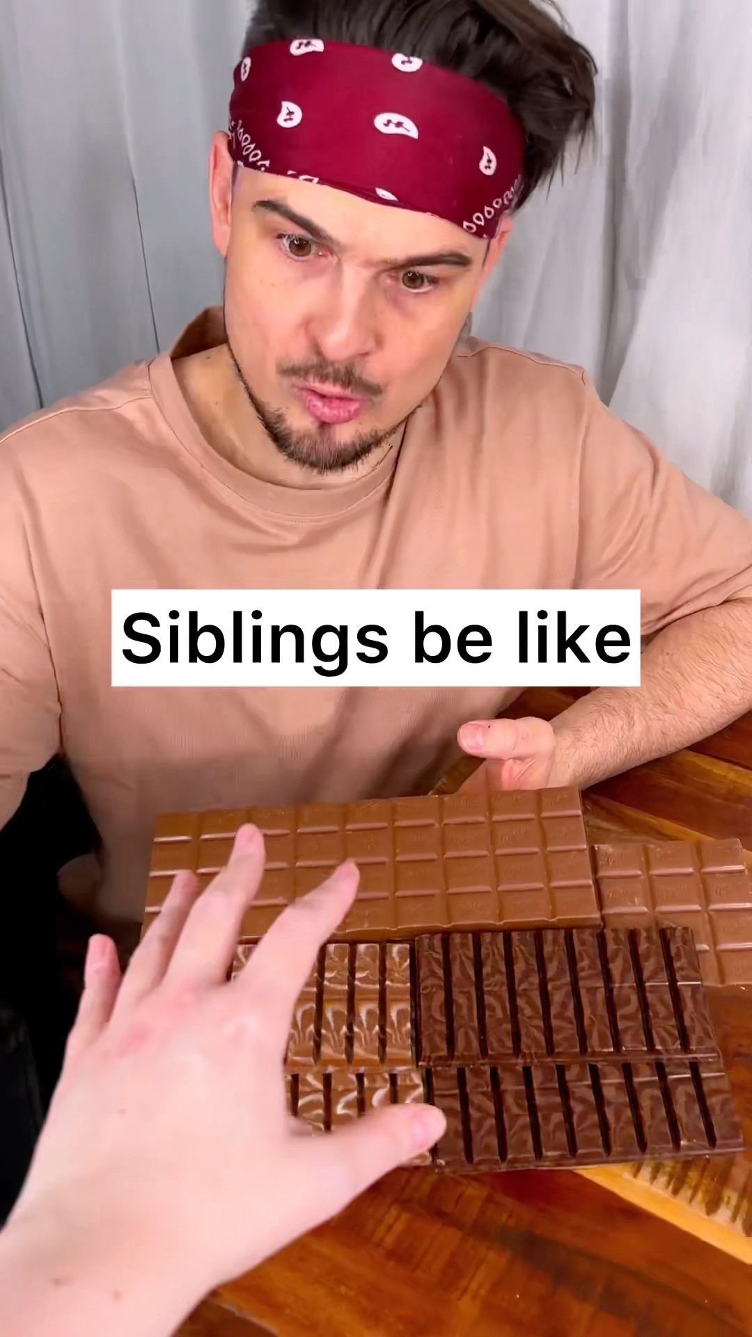 How to share CHOCOLATE with your sibling properly??❤️?| CHEFKOUDY