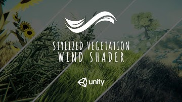 Stylized Vegetation Wind Shader URP Unity Asset Store #EmaceArt