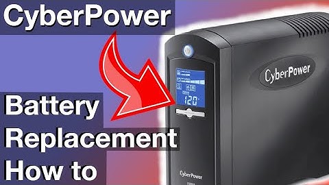 Battery Replacement CyberPower 1500AVR (How to instructions)