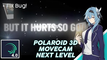 Polaroid 3D Movecam + Fix Bug Tutorial - Alight Motion 4.0