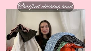 Thrifted clothing haul