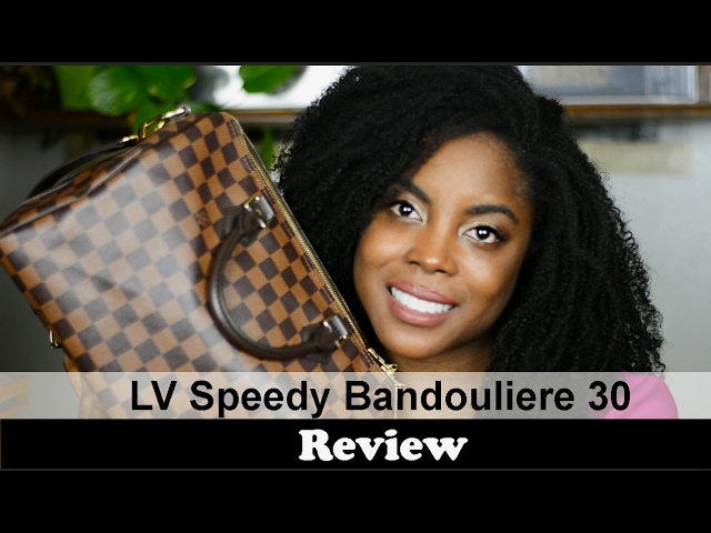 Louis Vuitton Speedy Bandouliere 30 Damier Azur Review, Speedy B 30 