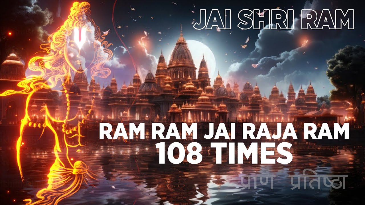 राम राम जय राजा राम 108 बार Ram Ram Jai Raja Ram 108 times - YouTube