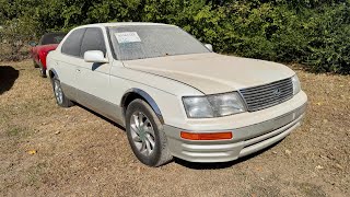 картинка: Сможет ли этот Lexus LS400 стоимостью 300 долларов поехать после 10 лет простоя?