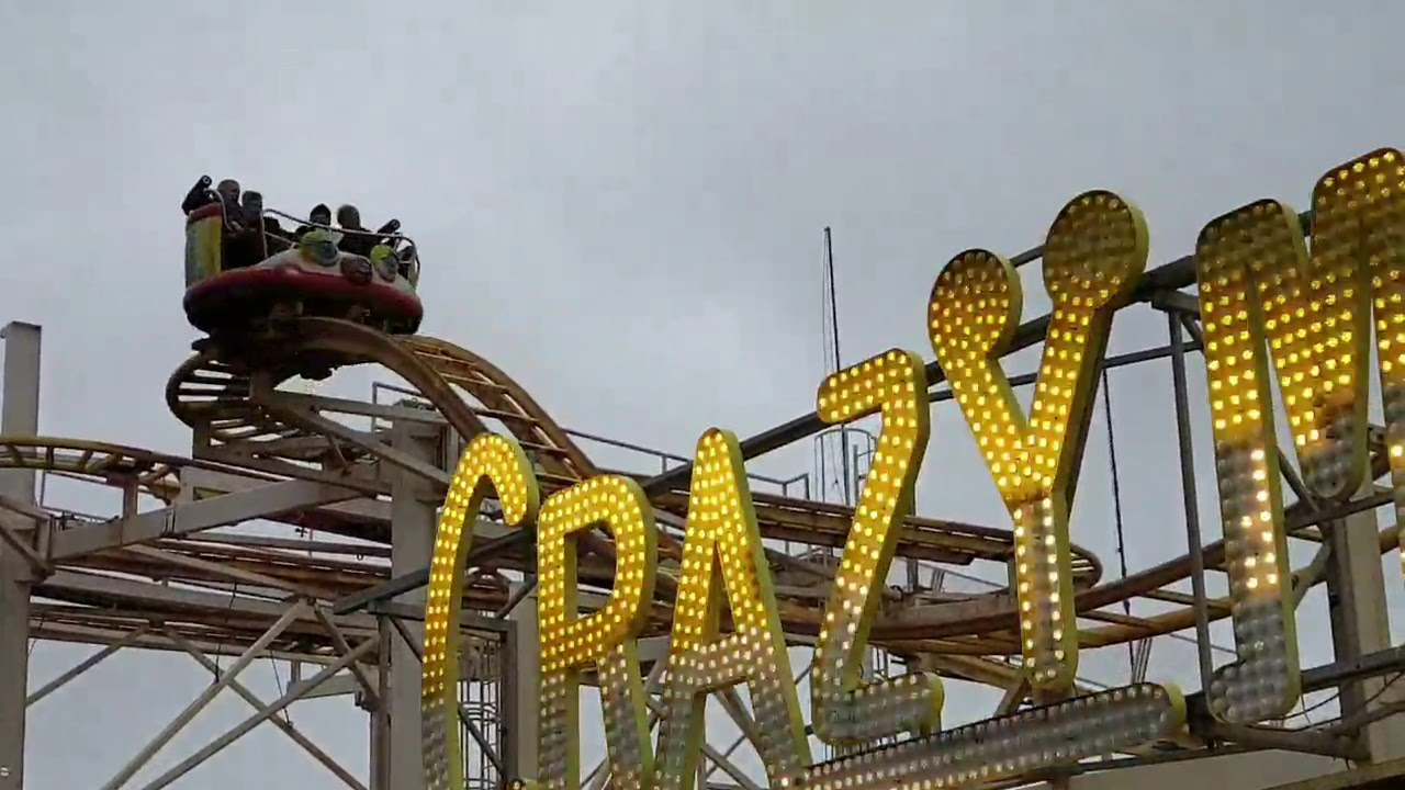 Booster & Crazy Mouse Extreme Rides Brighton Palace Pier Fun Fair Brighton Sussex UK 2020