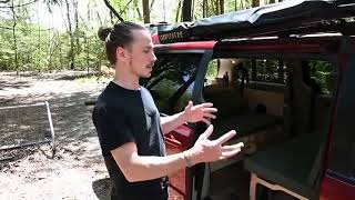 1 @@@ GENIUS Car Camping Kit Installs in Minutes   Kitchen  Bed  Refrigerator  Sink