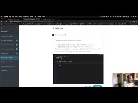 Accumulators - Accumulation using a list - Challenge #1