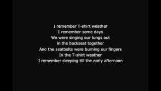 Video thumbnail of "Circa Waves - T-shirt weather (lyrics video)"