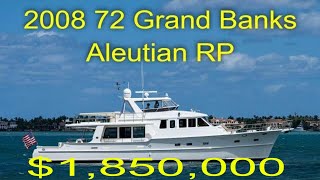 Grand Banks 72 Aleutian RP 2008 "OSLOFJORD" trawler yacht tour with Steve Fithian