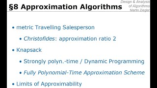 Design and Analysis of Algorithms, Chapter 8a