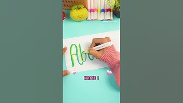 For "ABEEHA" 💗Comment you name to be the next one 😻#shorts #calligraphy #name #fun #name #lettering