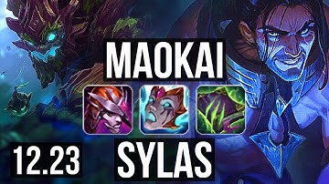 MAOKAI vs SYLAS (JNG) | 1/0/17, 65% winrate | KR Master | 12.23