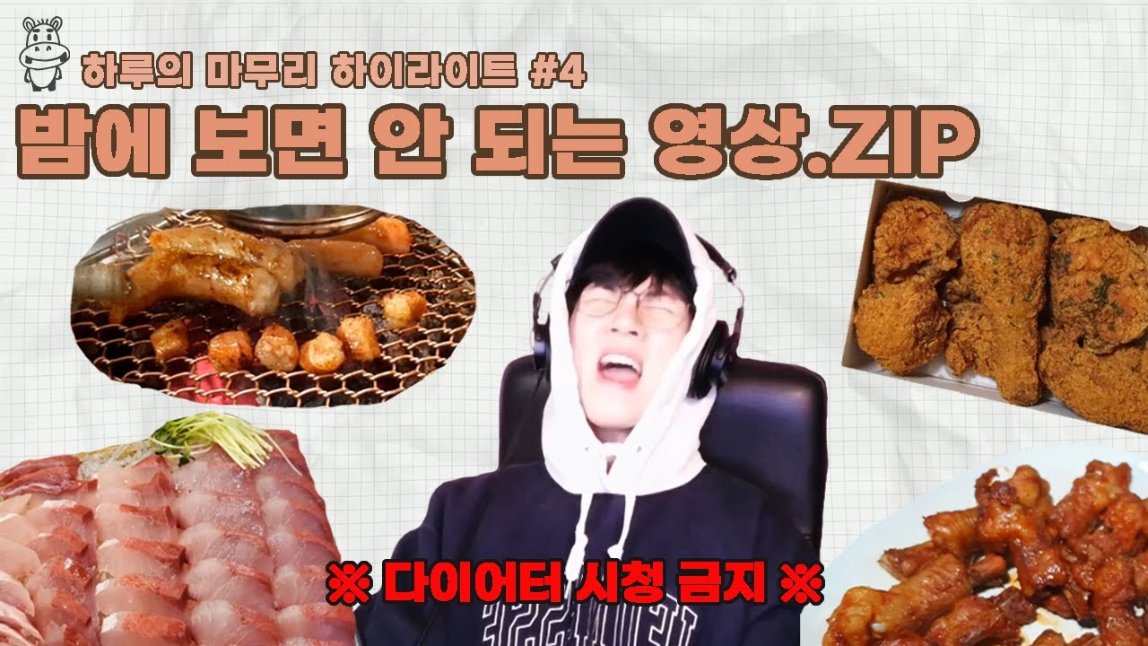 [하루의마무리] 밤에 보면 안 되는 영상.ZIP | 하.마 하이라이트 #4