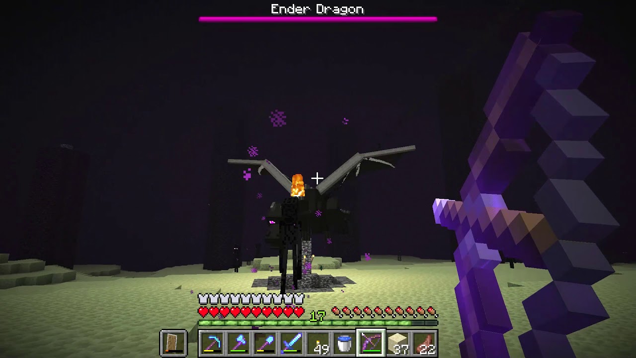 How To Defeat Boss Ender Dragon In Minecraft Other Games Fearless