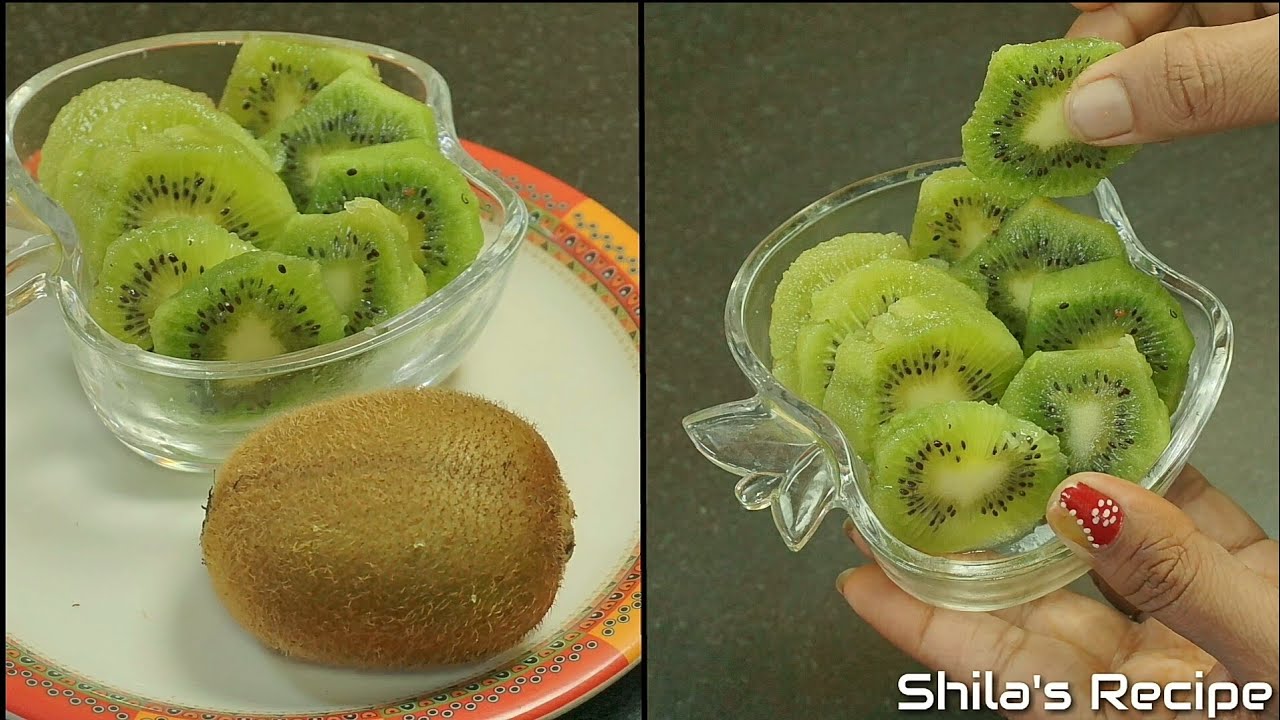 2 best ways to cut Kiwi By Knife or by spoon YouTube