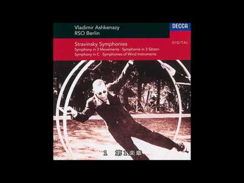 Stravinsky - Symphony of 3 Movement Ashkenazi Berlin Radio